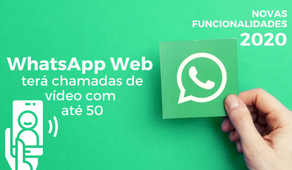 WhatsApp Web terá chamadas de vídeo com até 50 pessoas via Messenger